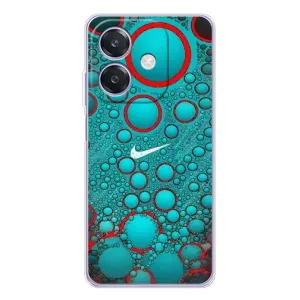 Силиконовый Чехол на OPPO A3x с картинкой Nike (Найк зеленый)