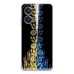 Силиконовый Чехол на OPPO A3x (Патриотическая вышиванка)
