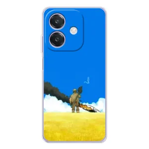 Чехлы на военную тематику для OPPO A3x (Попадание)