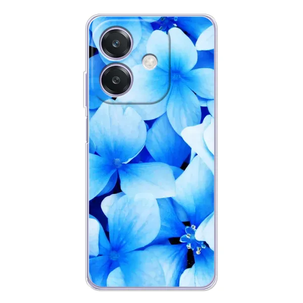 Чехол с рисунком «Синие цветы» для OPPO A3x