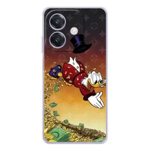 Силиконовый чехол для OPPO A3x (Скрудж Луи Виттон)