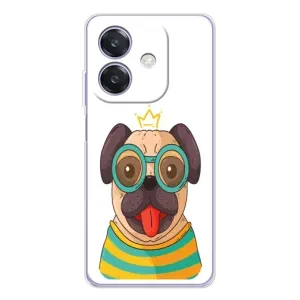 Бампер для OPPO A3x з картинкою "Песики" (Собака Король)