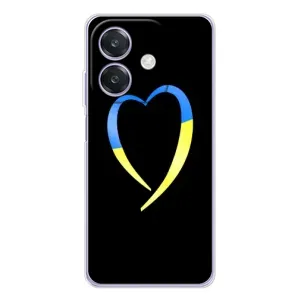 Силиконовый Чехол на OPPO A3x (Я-Украина) (Украинское сердце)