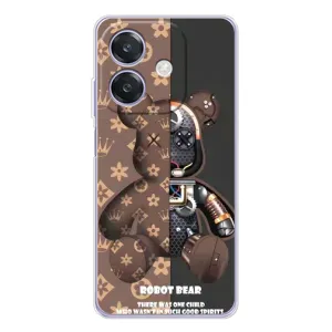 Силиконовый чехол для OPPO A3x (Медмедь Луи Виттон)