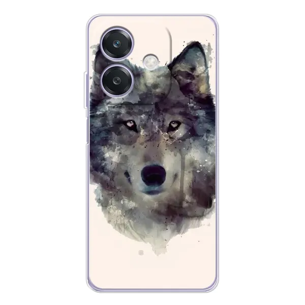 Чехол с рисунком «Волк» для OPPO A3x