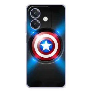 Чохол с Щітом Капітана Америки на OPPO A3x (Яскраий Щит Капітана)