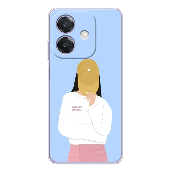 Чехол с рисунком «Желтая кепка» для OPPO A3x Чехол с рисунком «Желтая кепка» для OPPO A3x