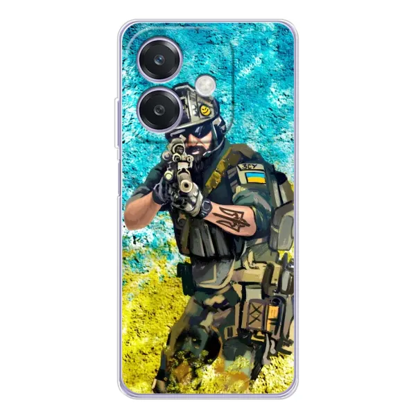 Чехол с рисунком «ЗСУ Воин» для OPPO A3x Чехол с рисунком «ЗСУ Воин» для OPPO A3x