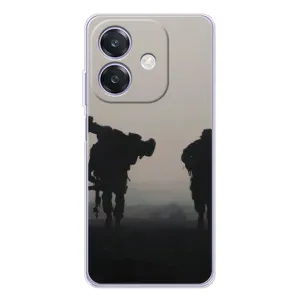 Чехлы на военную тематику для OPPO A40m (Бой солдат)