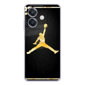 Силиконовый Чехол Nike Air Jordan на А40м (Джордан 23)
