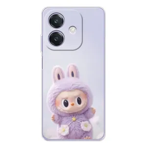 Чохол з принтом Лабубу для OPPO A40m (Фіолетовий Лабубу)
