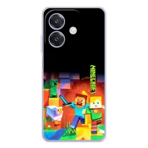 Чехлы для OPPO A40m (Персонажи Майн Крафт) (Герой Майнкрафт)