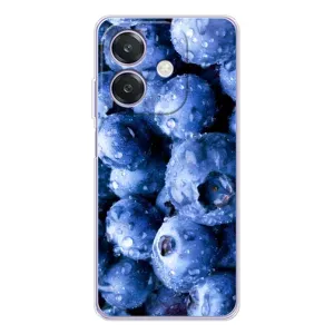 Чехол с изображением вкусной еды для OPPO A40m (Голубика)