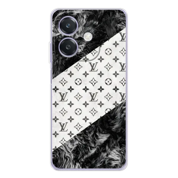 Чехол с рисунком «LV на белом» для OPPO A40m