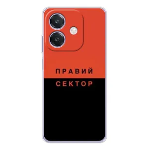 Чехлы УПА (Красно-Чёрный) на OPPO A40m (Правый Серктор)