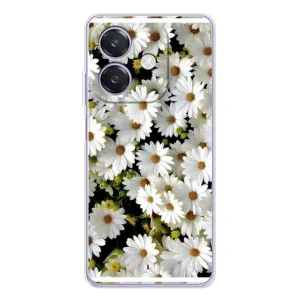 Чехол с ромашками на OPPO A40m (Рамка в ромашках)