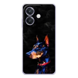 Бампер для OPPO A40m с картинкой "Песики" (Собака Мопс)