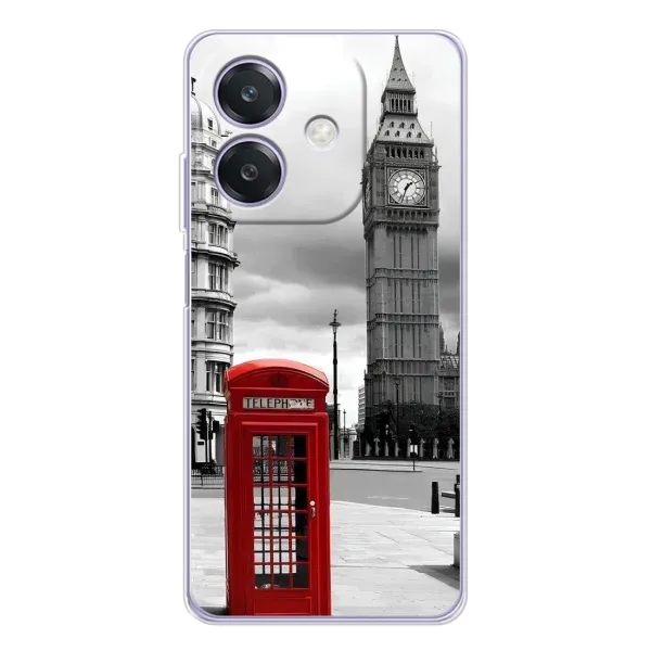 Чехол с рисунком «TELEPHONE» для OPPO A40m