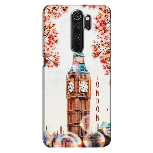 Чехол с рисунком «Часы Лондон» для OPPO A5 (2020)
