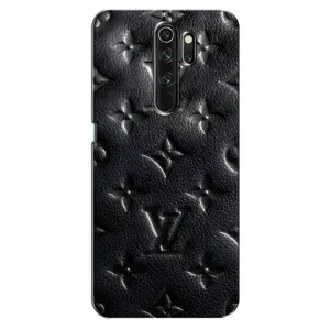 Текстурный Чехол Louis Vuitton для Оппо а5 2020 (Черный ЛВ)