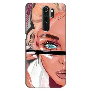 Силиконовый Чехол на Oppo A5 (2020) с картинкой Стильных Девушек (Девушка и ресницы)