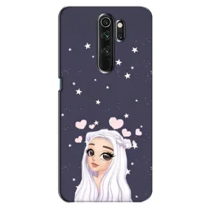 Чехол Стильные девушки на Oppo A5 (2020) (Девушка и сердечки)