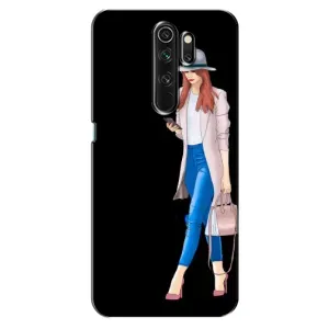 Чехол с картинкой Модные Девчонки Oppo A5 (2020) (Девушка со смартфоном)