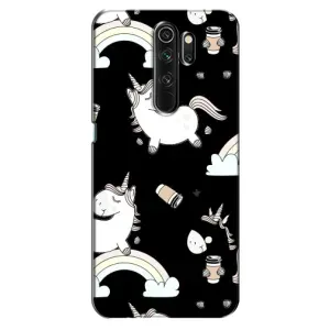 Чехол Unicorn на Oppo A5 (2020) (Единорог с кофе)