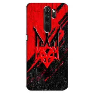 Чехлы УПА (Красно-Чёрный) на Oppo A5 (2020) (Герб в цвете УПА)
