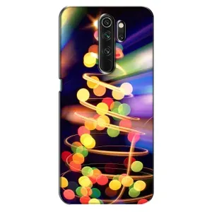 Чехол Новогодняя Елка на Oppo A5 (2020) (Гирлянды)