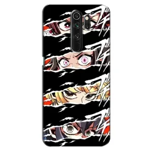 Силиконовые чехлы с глазами Anime для Оппо а5 2020 (Глаза на чорном)