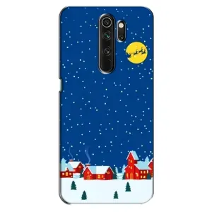 Силиконовый бампер на рождество для Oppo A5 (2020) (Город в снегу)