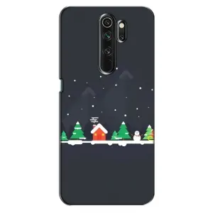 Силиконовый бампер на рождество для Oppo A5 (2020) (Город зимний)