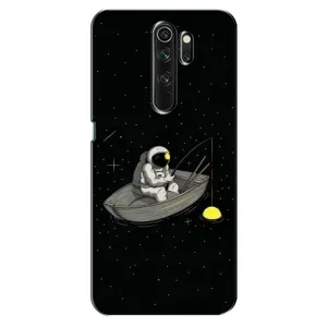 Силиконовый Чехол с принтом "Космонавты" на Oppo A5 (2020) (Космонавт на рыбалке)