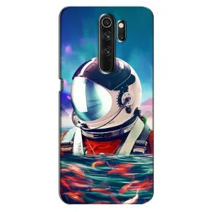 Силиконовый Чехол с принтом "Космонавты" на Oppo A5 (2020) (Космонавт в воде)
