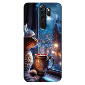 Чехлы на Новый Год Oppo A5 (2020) (Кот новогодний)