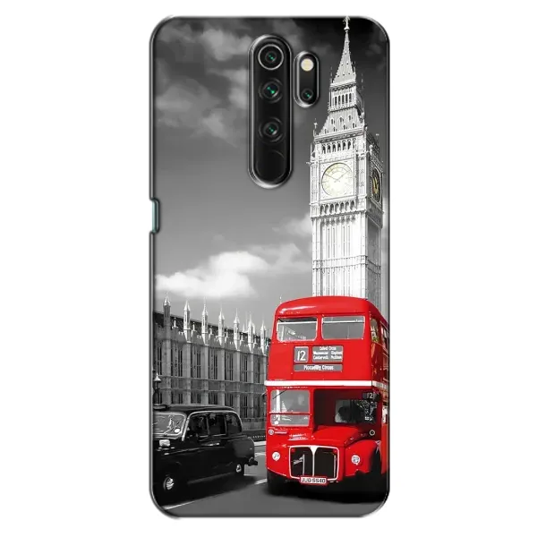 Чехол с рисунком «Красный автобус» для OPPO A5 (2020)