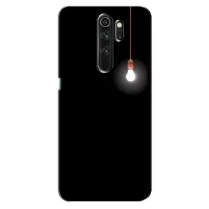 Чехол с картинками на черном фоне для Oppo A5 (2020) (Лампочка)