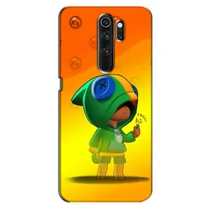 Чехол Бравл Старс для Oppo A5 (2020) (LEON в кофте)