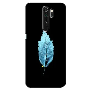 Чехол с картинками на черном фоне для Oppo A5 (2020) (Листочек)