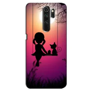 Девчачий Чехол для Oppo A5 (2020) (На качели)