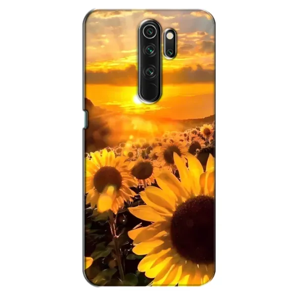 Чехол с рисунком «поле подсолнухов» для OPPO A5 (2020)