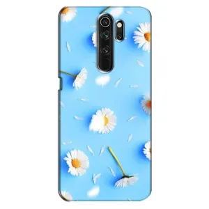 Чохол з Квітами для Oppo A5 (2020) (ромашки на блакитному)