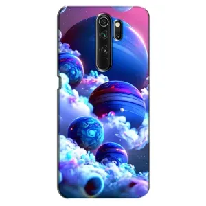Чехлы КОСМОС для Oppo A5 (2020) (Синие планеты)