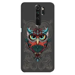 Чохли з принтом СОВИ для Oppo A5 (2020) (Сова на сірому)