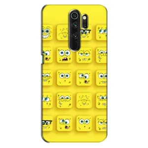 Силиконовый чехол Спанч Боб на Оппо а5 2020 (Спанч-БОБ)