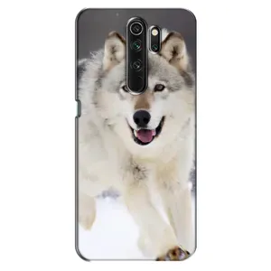 Чохол з Вовком на Oppo A5 (2020) (Вовк біжить по снігу)