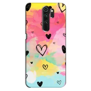 Чехлы с тематикой "Маленькие Сердечки" на Oppo A5 (2020) (Яркие сердечки)