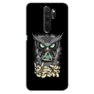 Чохли з принтом СОВИ для Oppo A5 (2020) (Зелені очі)