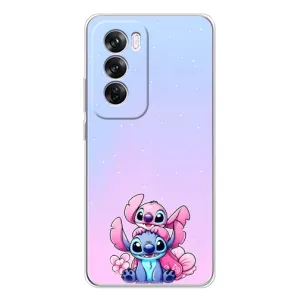 Чехол с рисунком Стич для OPPO A5 5G (Энджл и Стич)